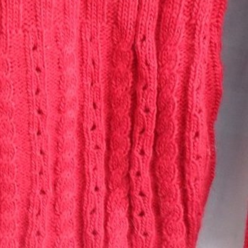 Y2K vintage turtleneck red sweater size M junior - Picture 8 of 9